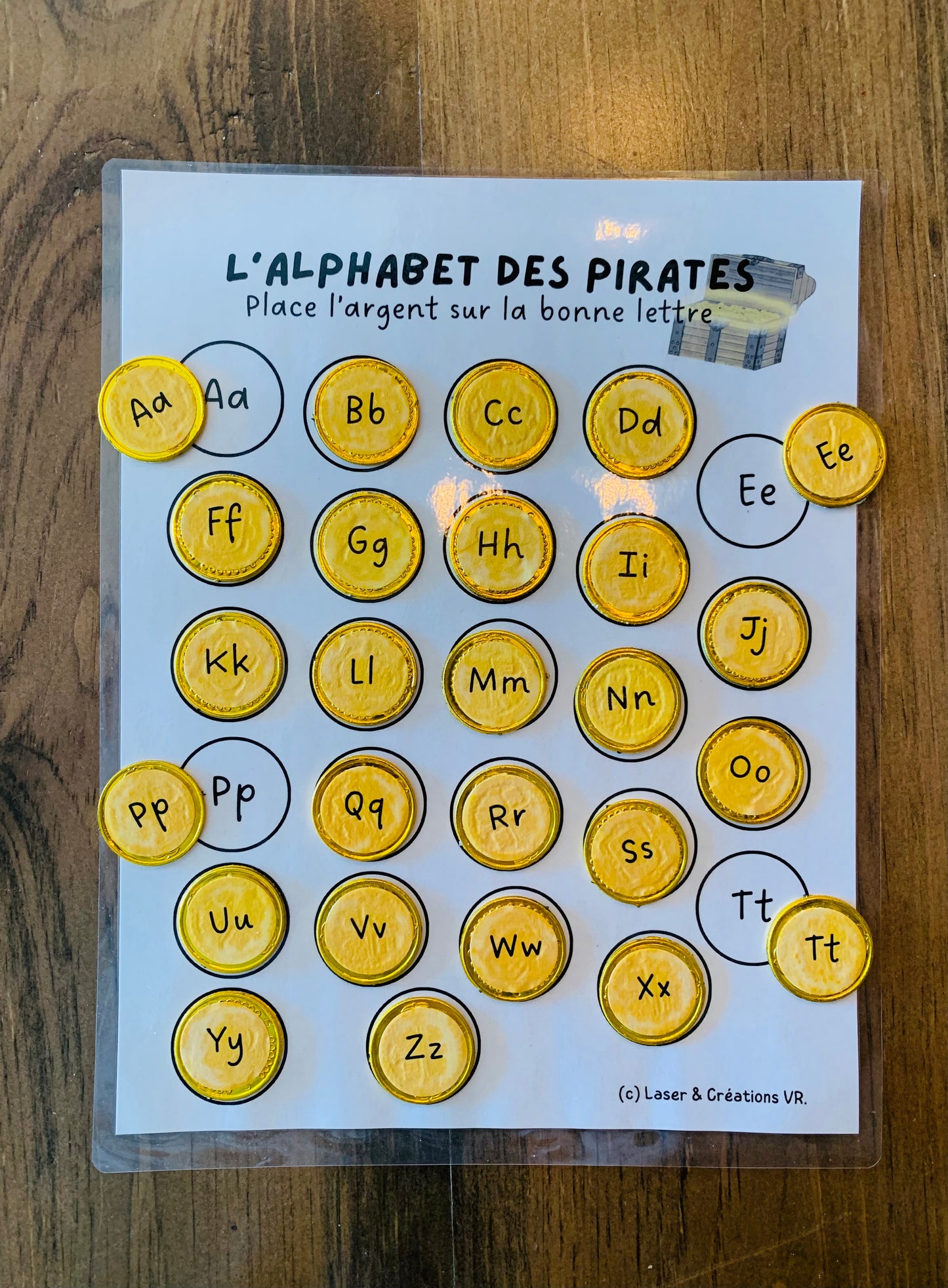 Bac sensoriel : Les pirates