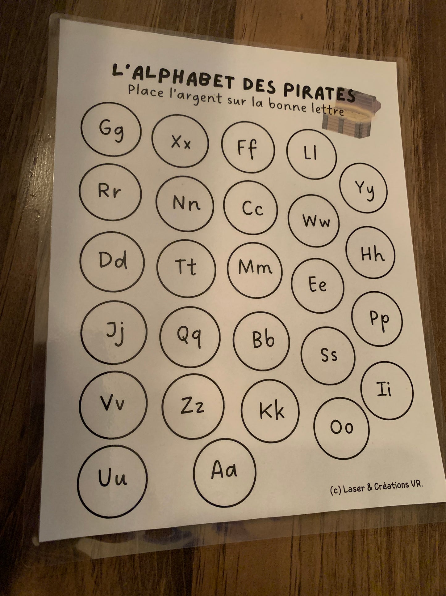 Bac sensoriel : Les pirates